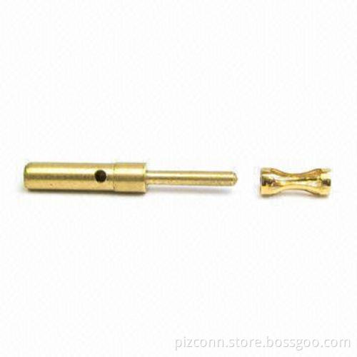 Crown Spring Jack, Made of Brass and CuZn36Pb3 Materials, Available in Various Mating Pin Diameters